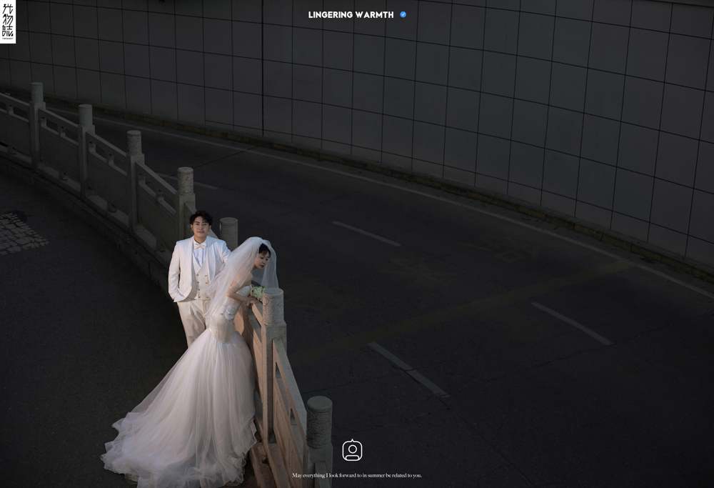 马林先生丰叶女士电影纪实婚纱照、极简棚拍、、、婚纱照