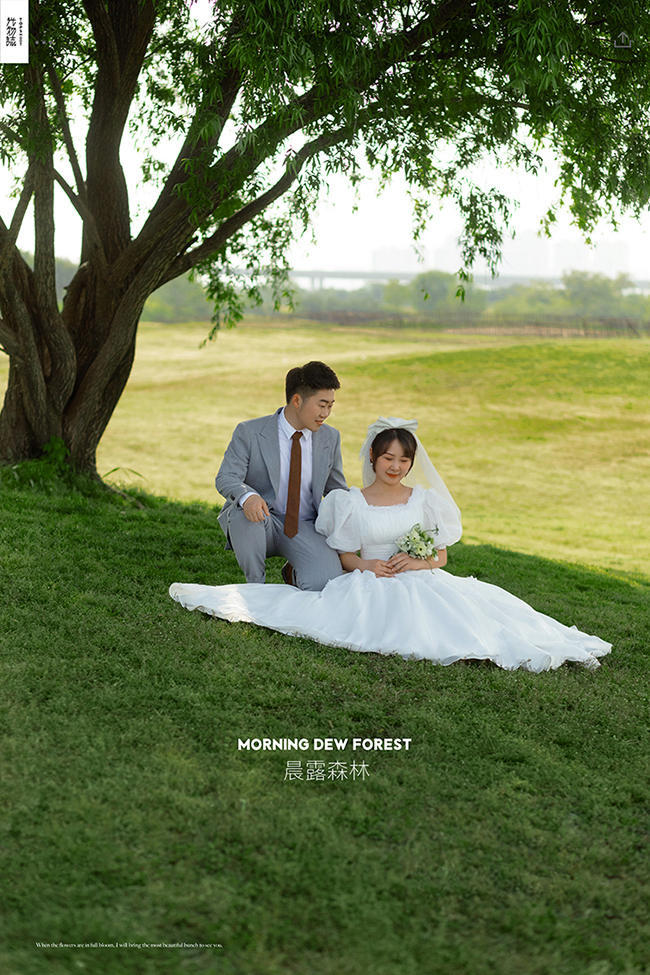 小小小清新:)王崴屹先生刘璐女士森系ins风婚纱照、中式传承、、、婚纱照