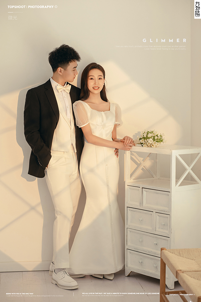 恋爱日记*王帅先生王菲女士甜蜜新鲜式婚纱照、极简棚拍、、、婚纱照