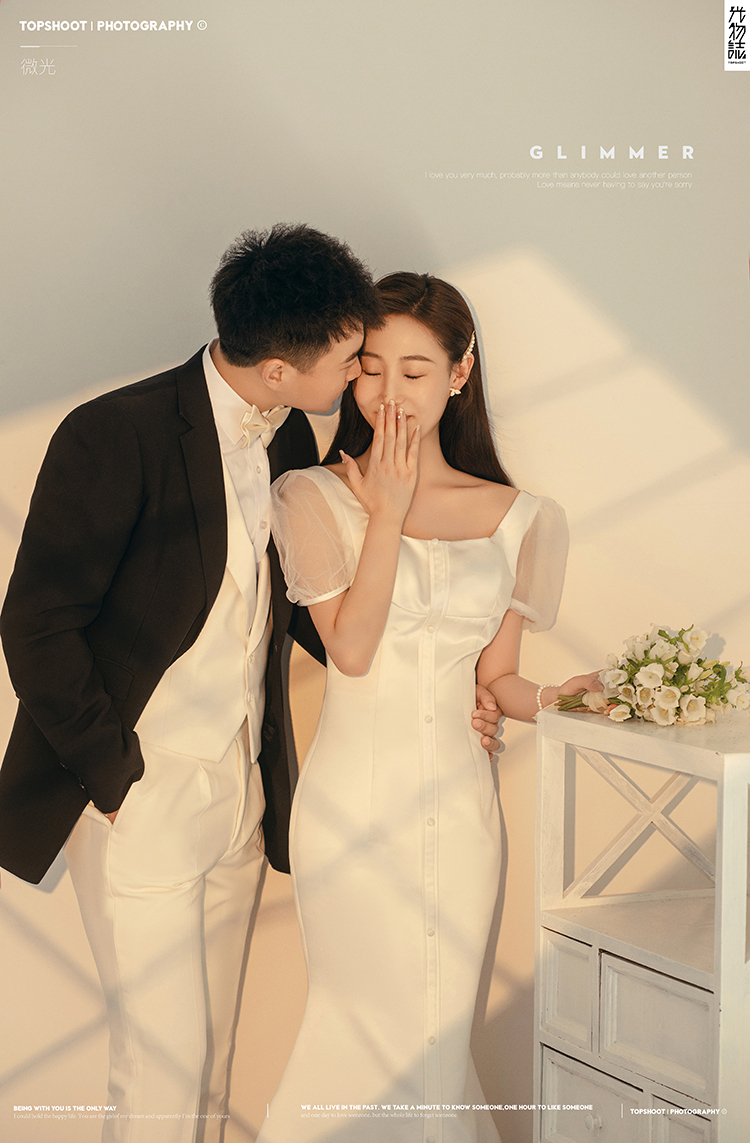 恋爱日记*王帅先生王菲女士甜蜜新鲜式婚纱照、极简棚拍、、、婚纱照