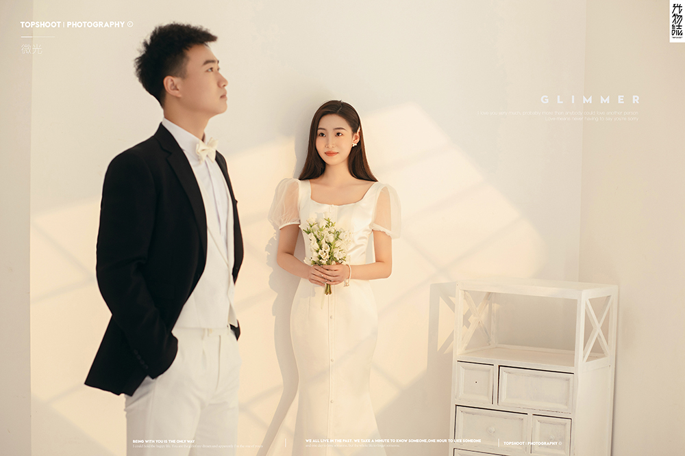 恋爱日记*王帅先生王菲女士甜蜜新鲜式婚纱照、极简棚拍、、、婚纱照