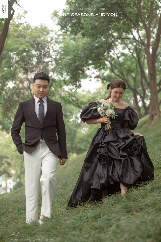极致情绪！李阳先生张晨露女士简约高级感婚纱照、极简棚拍、、、婚纱照