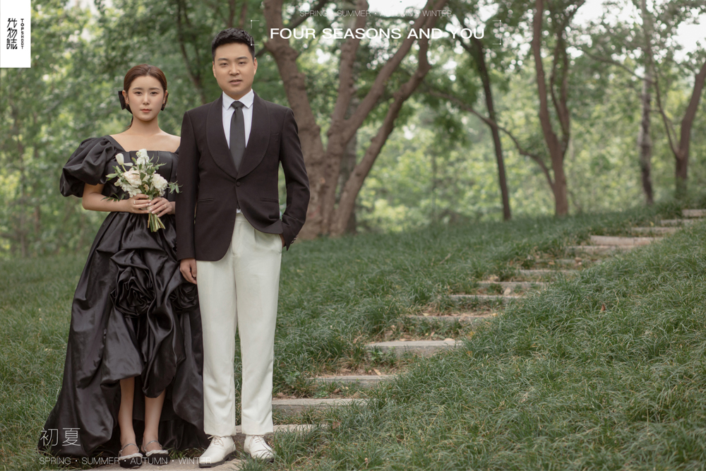 极致情绪！李阳先生张晨露女士简约高级感婚纱照、极简棚拍、、、婚纱照