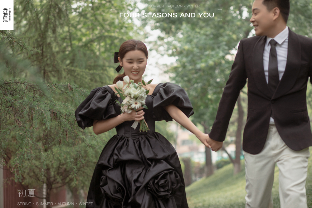极致情绪！李阳先生张晨露女士简约高级感婚纱照、极简棚拍、、、婚纱照