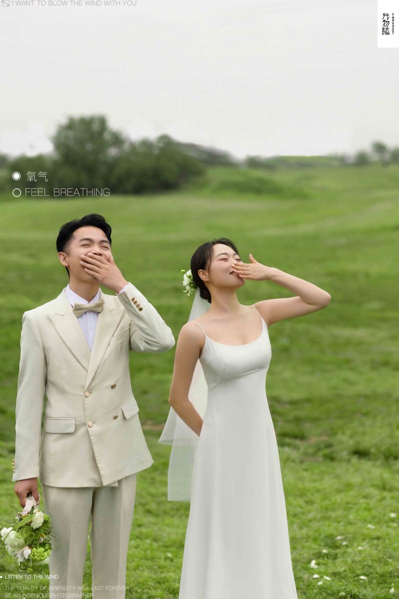 氛围森系、氛围森系、韩松、行走的放大镜，现场细节，姿态指导的掌控者、婚纱照