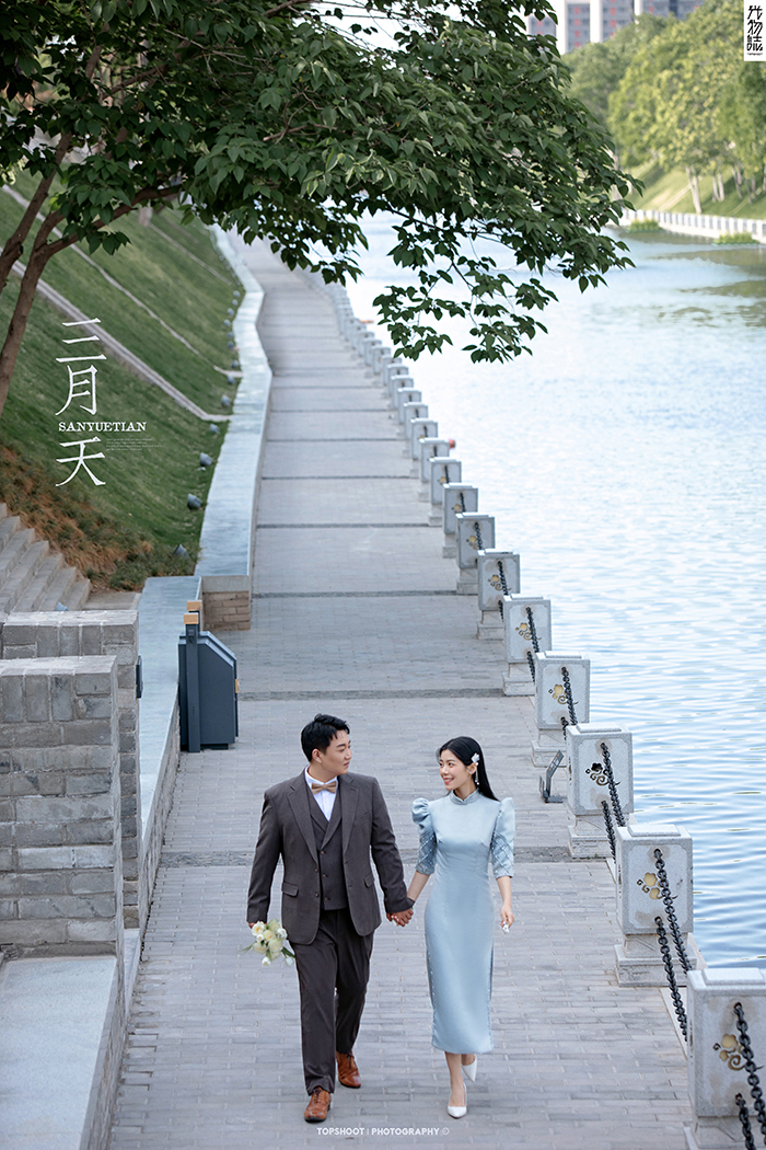 炒鸡甜~张启凡先生张莹女士甜蜜新鲜式婚纱照、怀旧复古、、、婚纱照