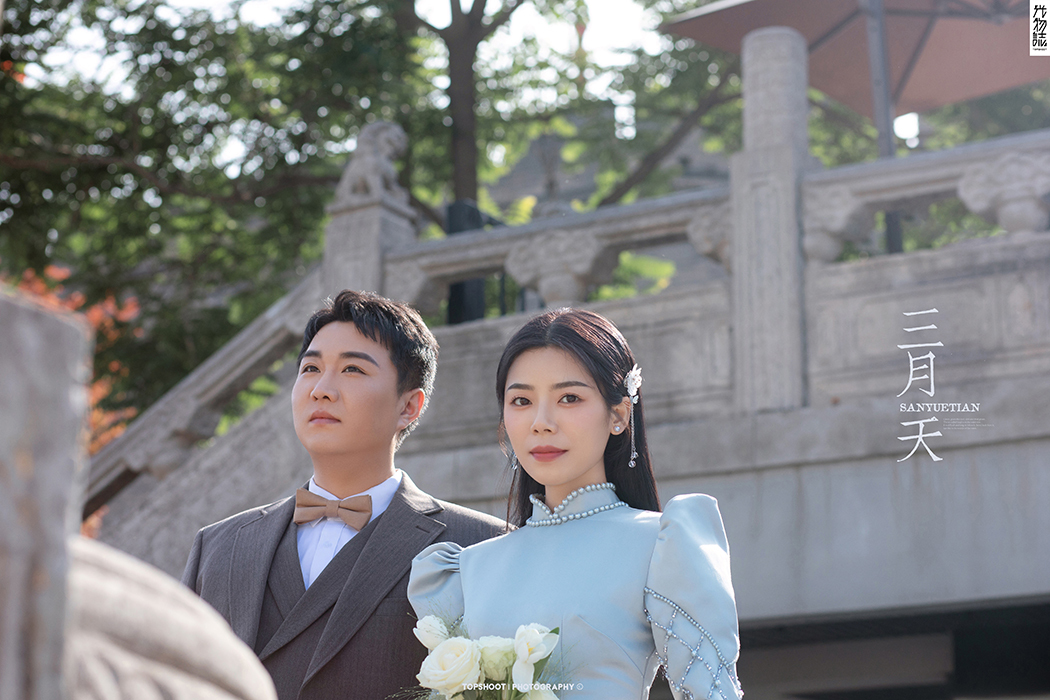 炒鸡甜~张启凡先生张莹女士甜蜜新鲜式婚纱照、怀旧复古、、、婚纱照