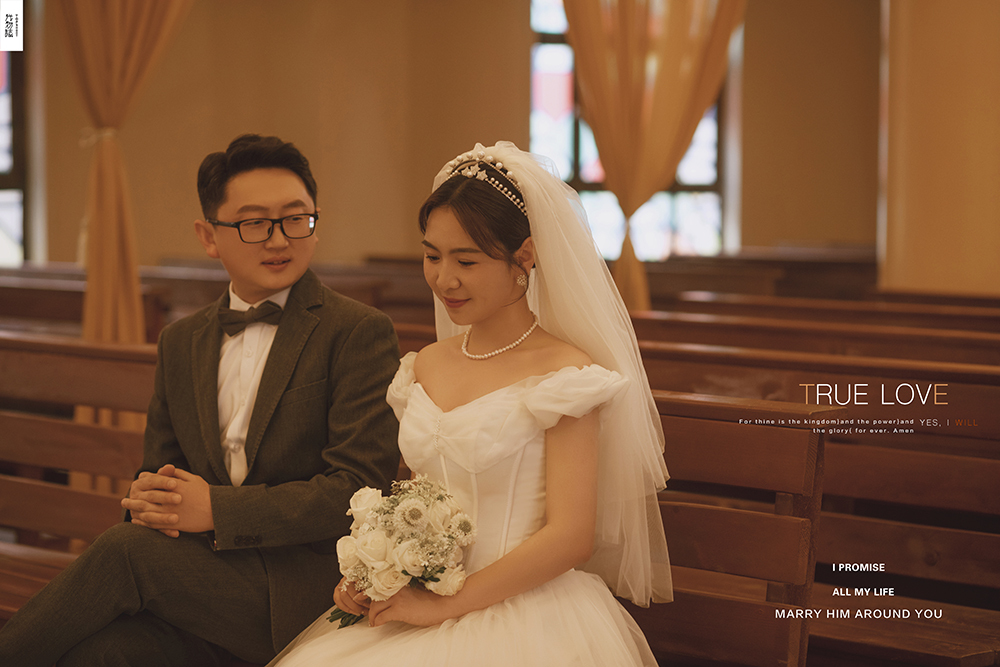 简单爱爱爱❤️马骏先生赵爱女士高定仪式感婚纱照、氛围森系、、、婚纱照
