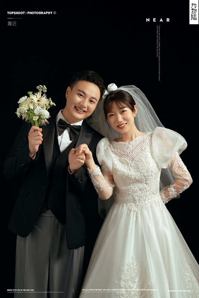 极致情绪！向轩辰先生许可欣女士甜蜜新鲜式婚纱照、极简棚拍、正林、眼睛就是测光仪，任何场地都能发挥成MVP、婚纱照