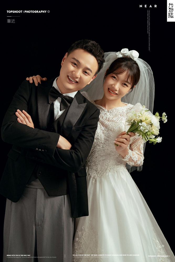 极致情绪！向轩辰先生许可欣女士甜蜜新鲜式婚纱照、极简棚拍、正林、眼睛就是测光仪，任何场地都能发挥成MVP、婚纱照