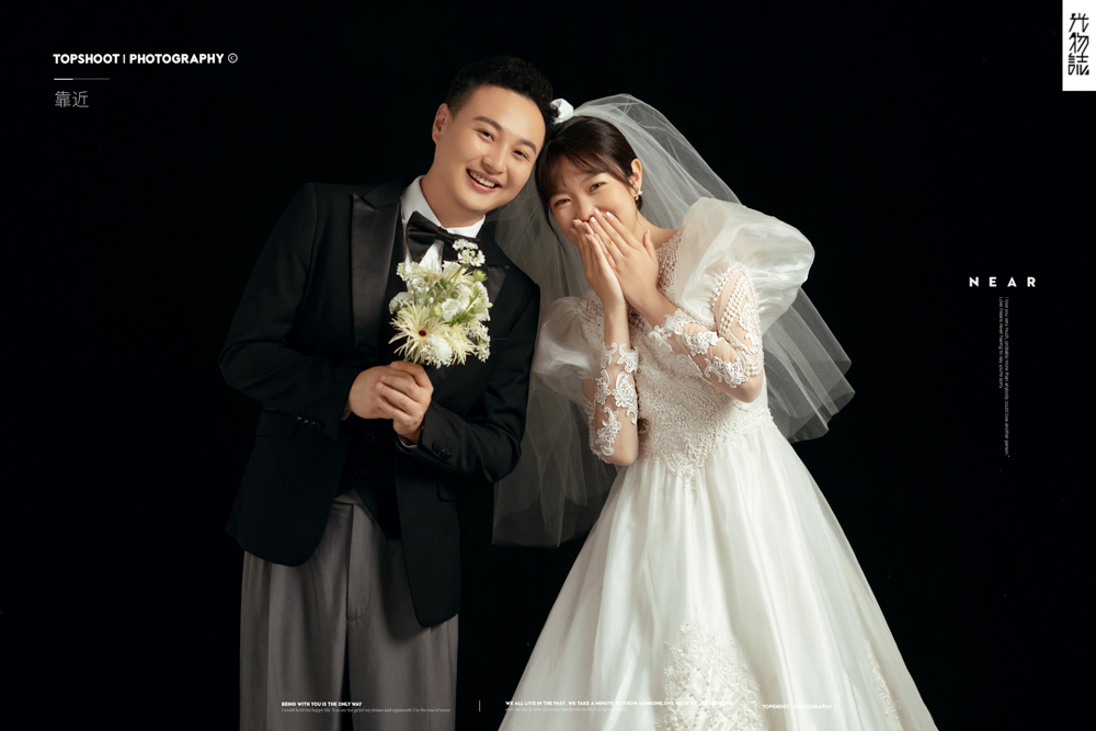 极致情绪！向轩辰先生许可欣女士甜蜜新鲜式婚纱照、极简棚拍、正林、眼睛就是测光仪，任何场地都能发挥成MVP、婚纱照