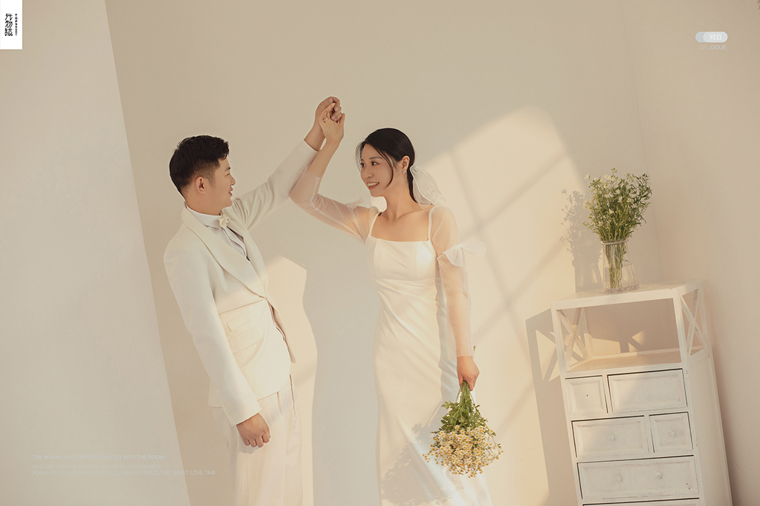 倪思跃先生金鑫女士极简棚拍婚纱照、极简棚拍、张俊杨Yinan、我想给你拍张照、婚纱照