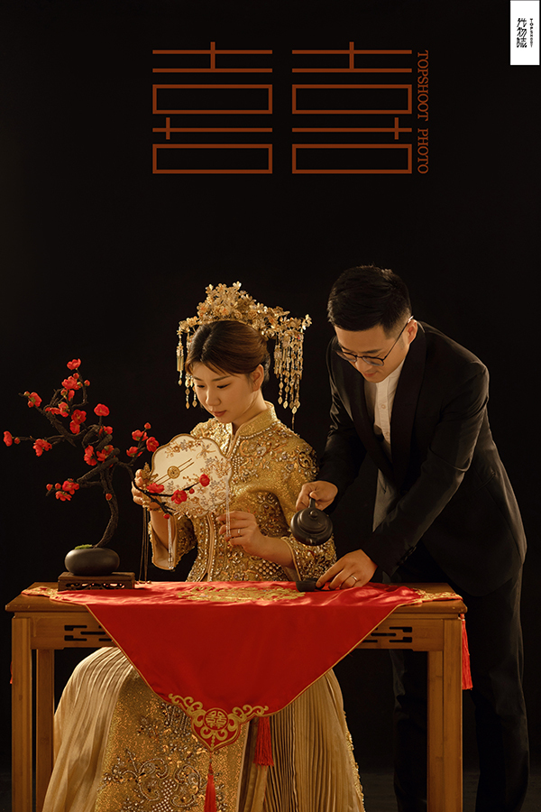 新鲜出炉:)范成成先生刘雅楠女士中式传承婚纱照、中式传承、、、婚纱照