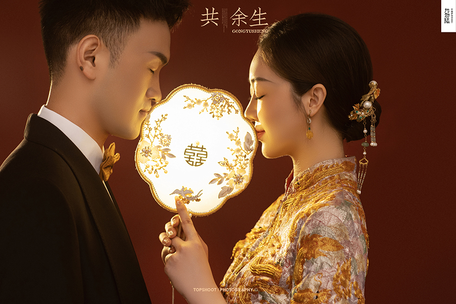新鲜出炉:)刘晓东先生彭琳女士中式传承婚纱照、中式传承、、、婚纱照