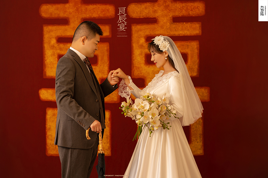 太太太太可了~~！张璐先生齐祥艳女士怀旧复古婚纱照、怀旧复古、、、婚纱照