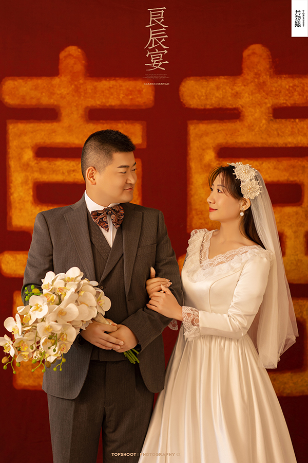 太太太太可了~~！张璐先生齐祥艳女士怀旧复古婚纱照、怀旧复古、、、婚纱照