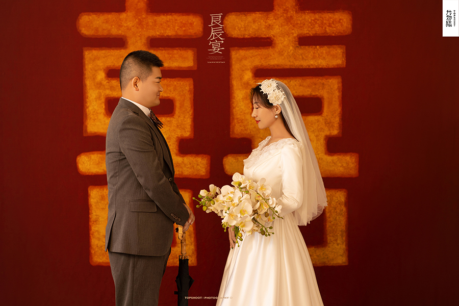 太太太太可了~~！张璐先生齐祥艳女士怀旧复古婚纱照、怀旧复古、、、婚纱照