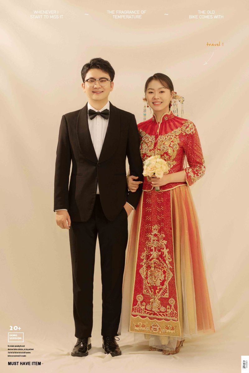 超级甜腻！赵铭铭先生梁燕女士中式传承婚纱照、中式传承、艾辰、偷偷练过读心术，精准预判每一个想法，细腻到心里、婚纱照