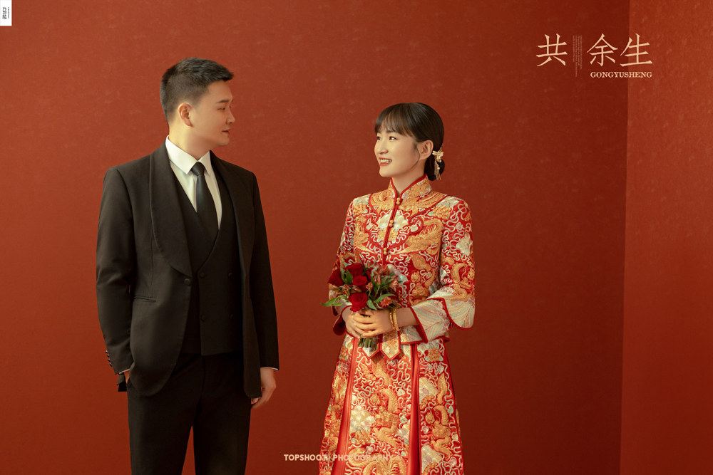 超级甜腻！甘源先生李双女士中式传承婚纱照、中式传承、徐才皓、好像在听单口相声，开心到直不起腰，幸福感MAX、婚纱照