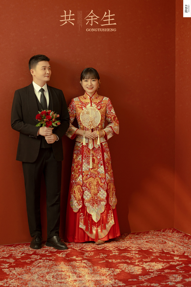 超级甜腻！甘源先生李双女士中式传承婚纱照、中式传承、徐才皓、好像在听单口相声，开心到直不起腰，幸福感MAX、婚纱照