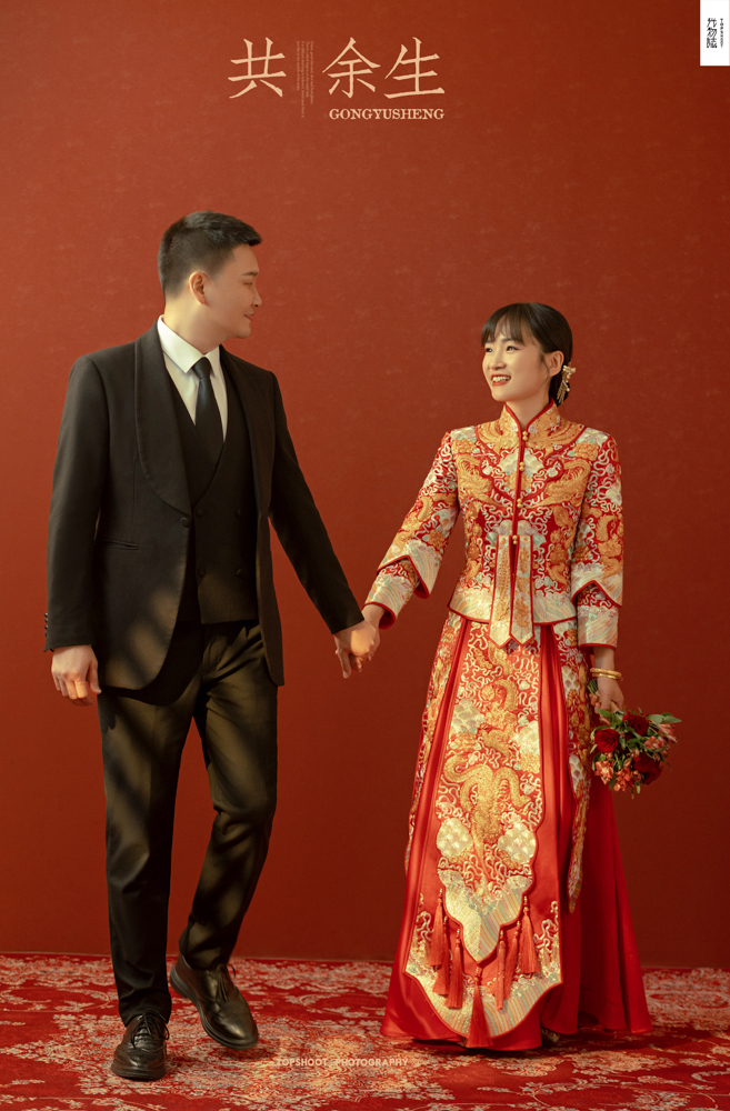 超级甜腻！甘源先生李双女士中式传承婚纱照、中式传承、徐才皓、好像在听单口相声，开心到直不起腰，幸福感MAX、婚纱照