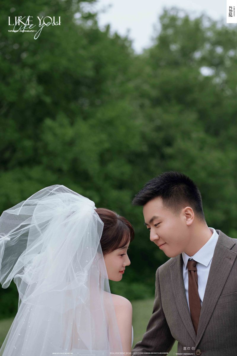 超级甜腻！王卓麟先生丁宛钰女士氛围森系婚纱照、氛围森系、艾辰、偷偷练过读心术，精准预判每一个想法，细腻到心里、婚纱照
