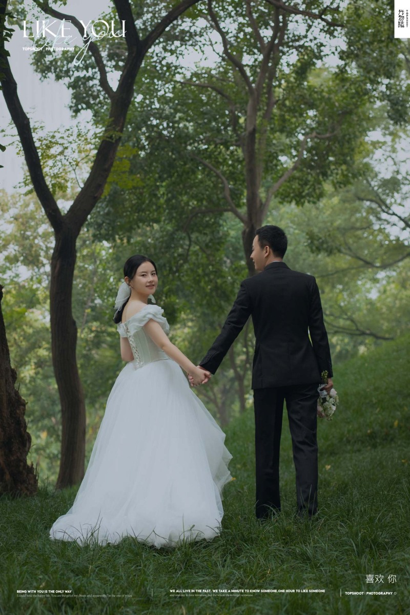 可甜可爱da高磊先生艾洁女士氛围森系婚纱照、氛围森系、、、婚纱照