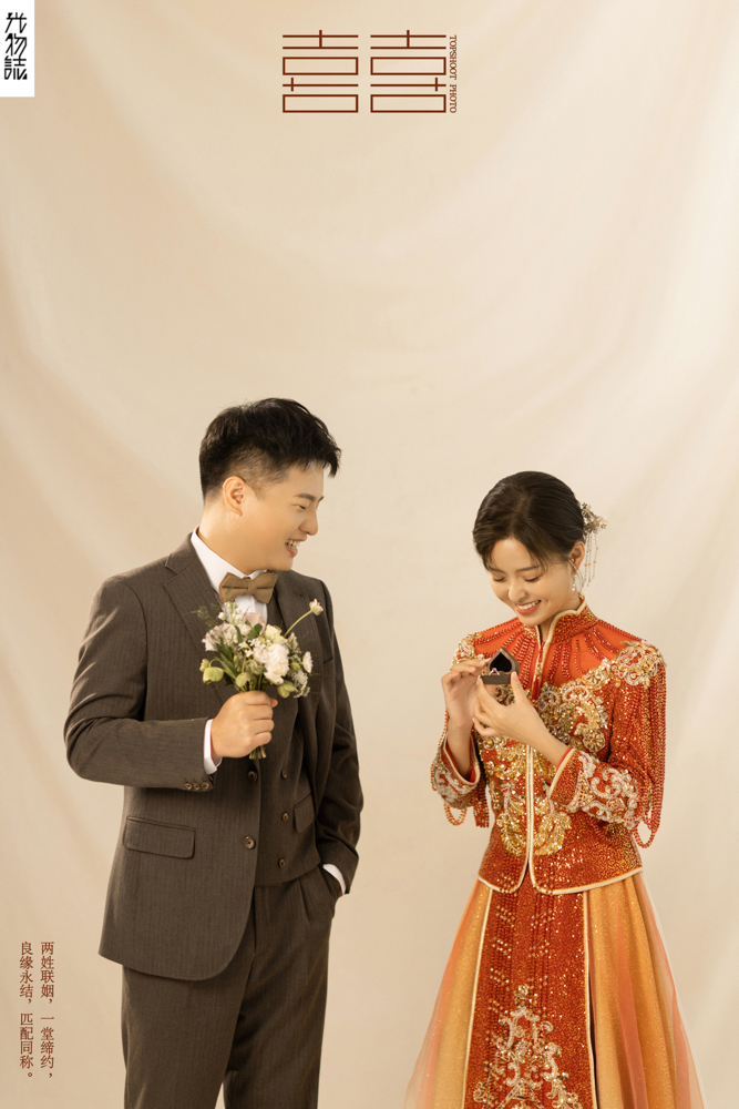 看一点小甜蜜~赵先生刘女士中式传承婚纱照、中式传承  中式传承、刘康、六边形战士，不止是沟通，拍摄想法，创造思维样样拿捏。、婚纱照
