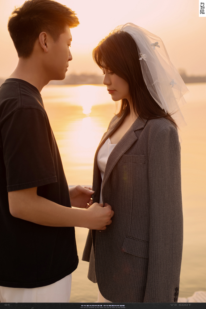 极致情绪！周飞先生王亚亚女士电影纪实婚纱照、电影纪实、白玛、怀疑是不是修导演系，拍照像电影一样的构图和质感、婚纱照