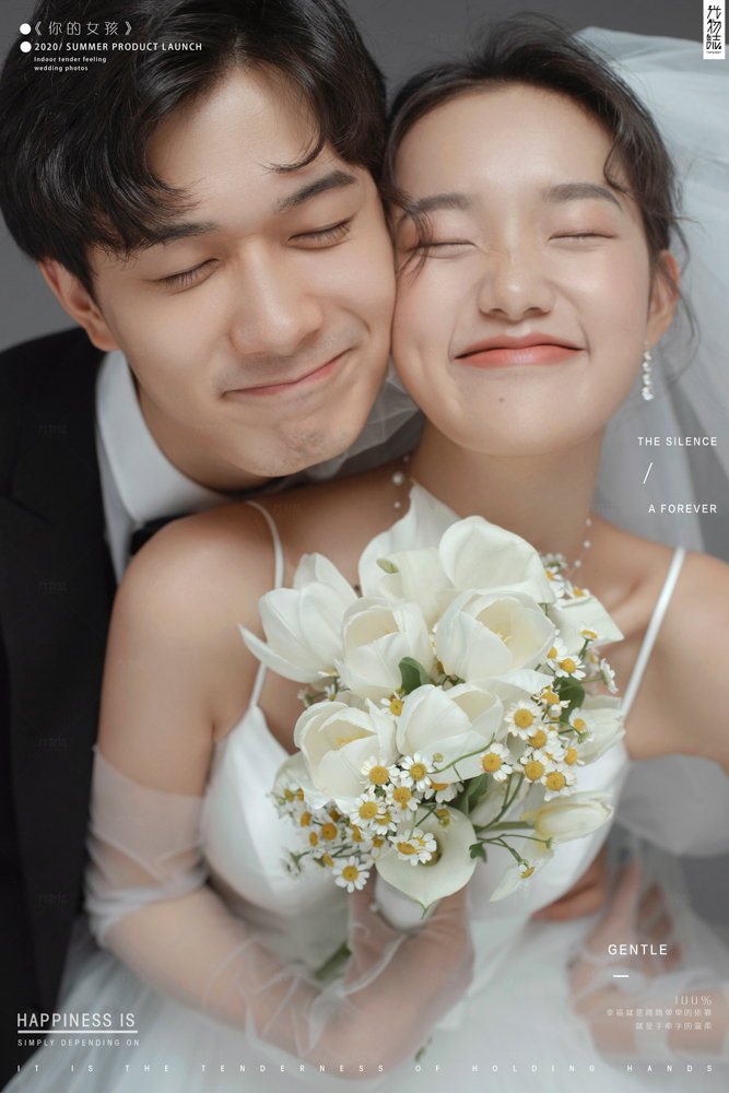 你的女孩、极简棚拍、