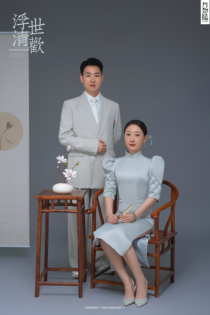 王博先生韩琳女士中式传承婚纱照、中式传承、、、婚纱照
