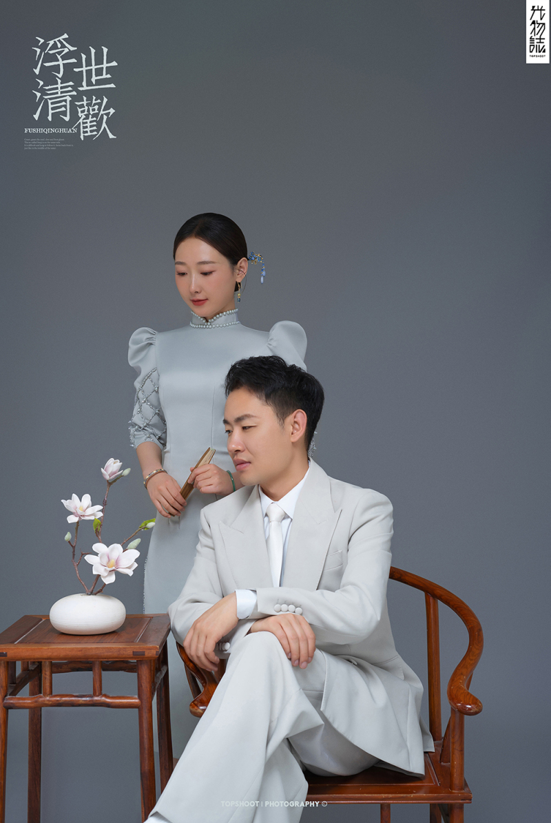 王博先生韩琳女士中式传承婚纱照、中式传承、、、婚纱照