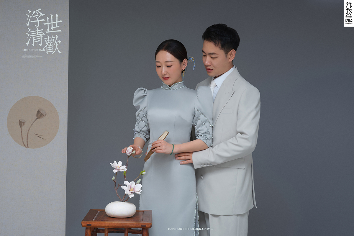 王博先生韩琳女士中式传承婚纱照、中式传承、、、婚纱照