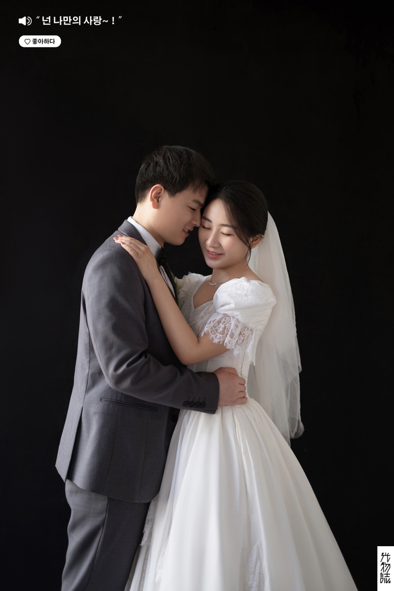 太太太太可了~~！李凡先生李晓新女士极简棚拍婚纱照、极简棚拍、、、婚纱照