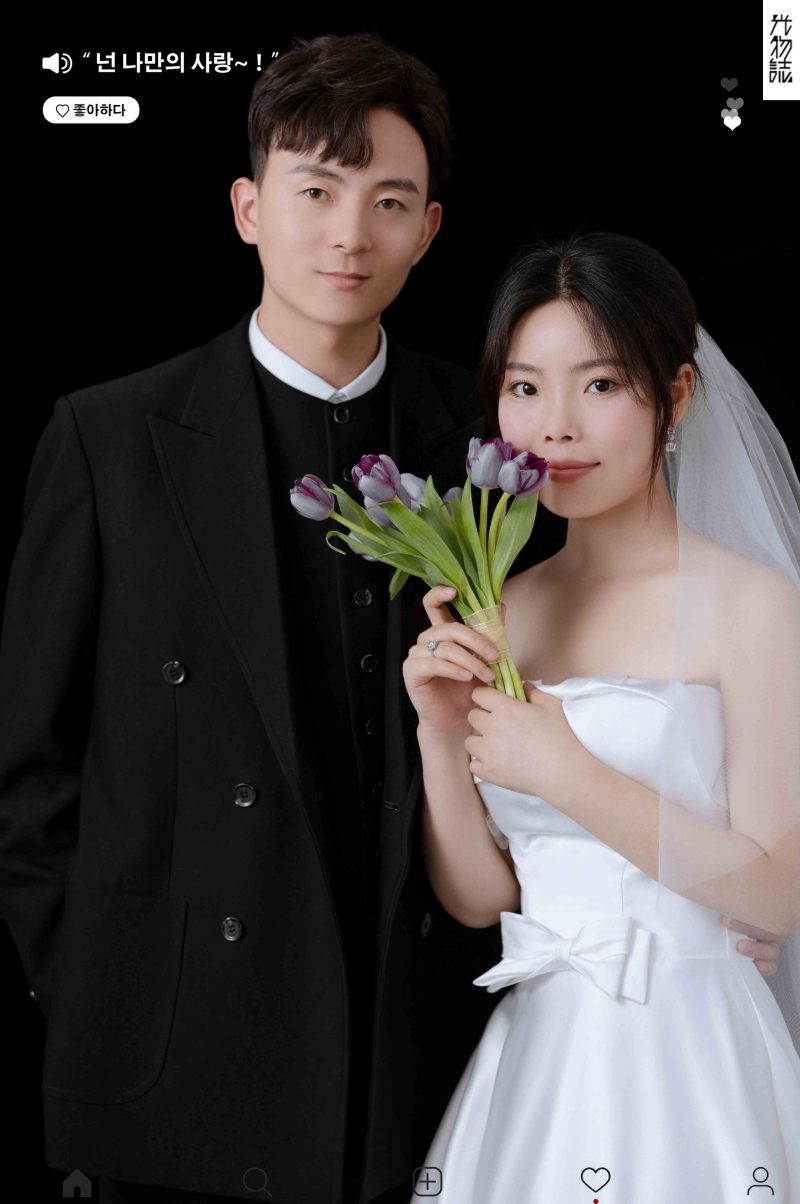太太太太可了~~！张鸣先生祝羽女士极简棚拍婚纱照、极简棚拍、韩松、行走的放大镜，现场细节，姿态指导的掌控者、婚纱照