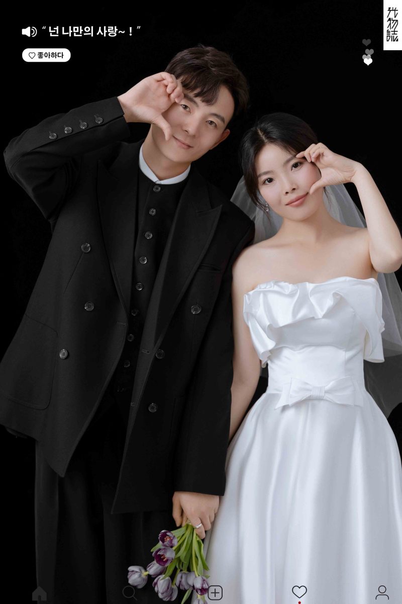 太太太太可了~~！张鸣先生祝羽女士极简棚拍婚纱照、极简棚拍、韩松、行走的放大镜，现场细节，姿态指导的掌控者、婚纱照