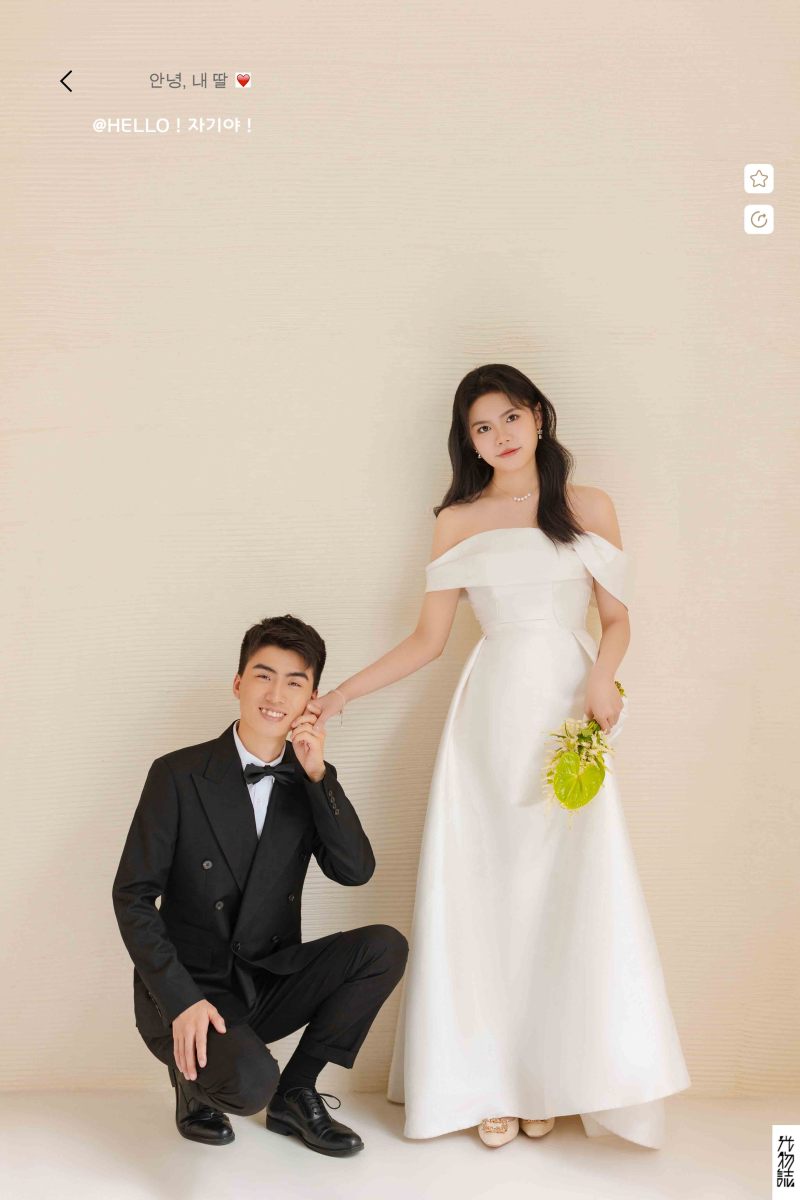 太太太太可了~~！袁俊虎先生罗思怡女士极简棚拍婚纱照、极简棚拍、韩松、行走的放大镜，现场细节，姿态指导的掌控者、婚纱照