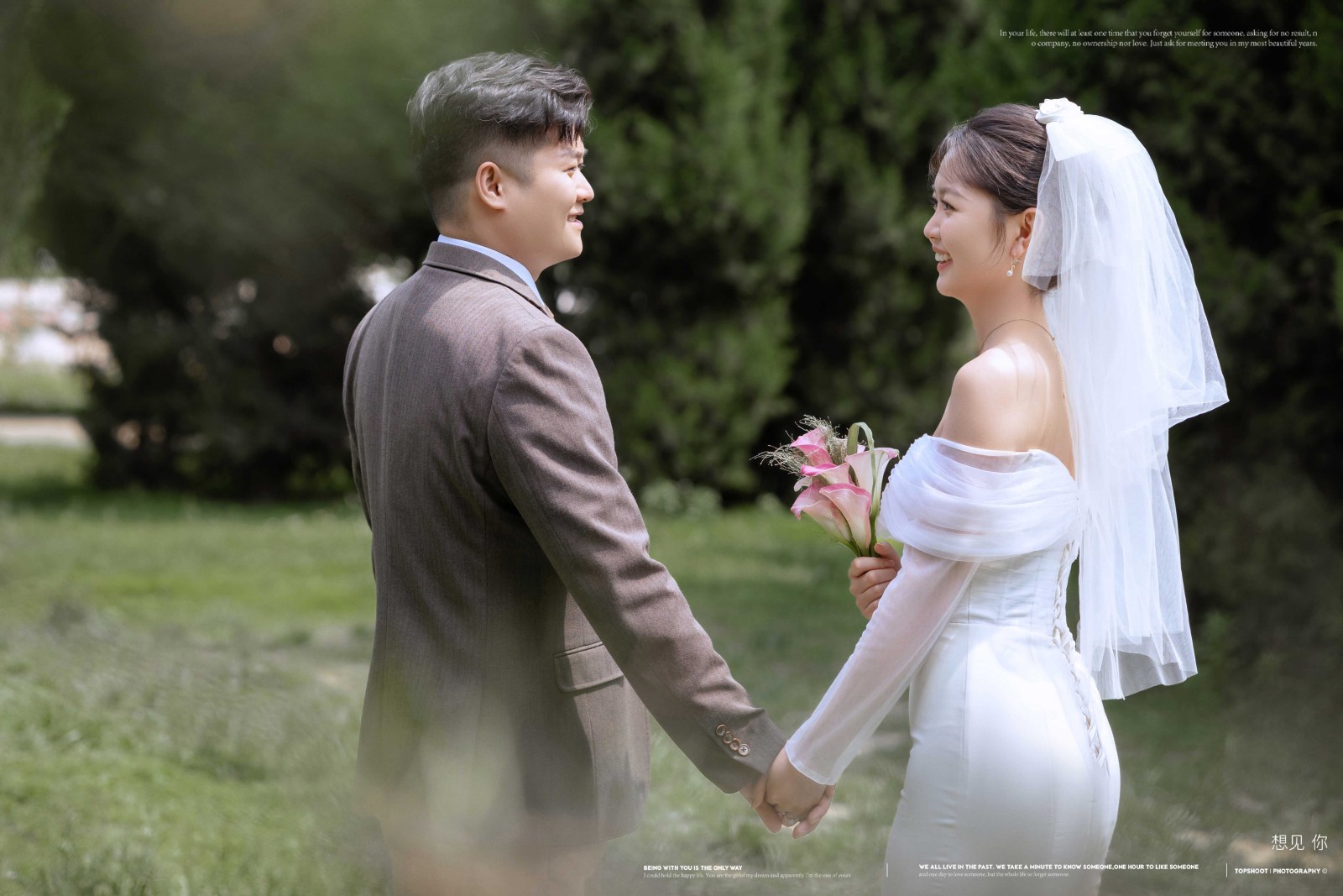 超级甜腻！李元甫先生齐可心女士氛围森系婚纱照、氛围森系、张俊杨Yinan、我想给你拍张照、婚纱照