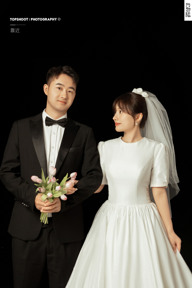 极致情绪！李建忠先生贺一丹女士极简棚拍婚纱照、极简棚拍、正林、眼睛就是测光仪，任何场地都能发挥成MVP、婚纱照