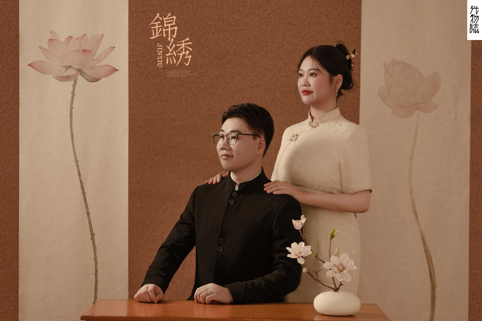 爱了~爱了~张先生肖女士怀旧复古婚纱照、怀旧复古、艾辰、偷偷练过读心术，精准预判每一个想法，细腻到心里、婚纱照