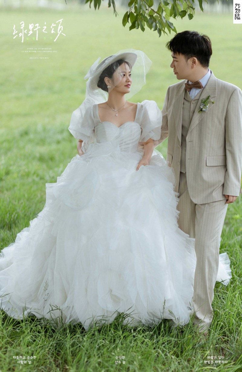宝藏情侣~李景山先生王若璐女士氛围森系婚纱照、氛围森系、木子、唠嗑型选手，构图多变、情绪拿捏，特写YYDS、婚纱照