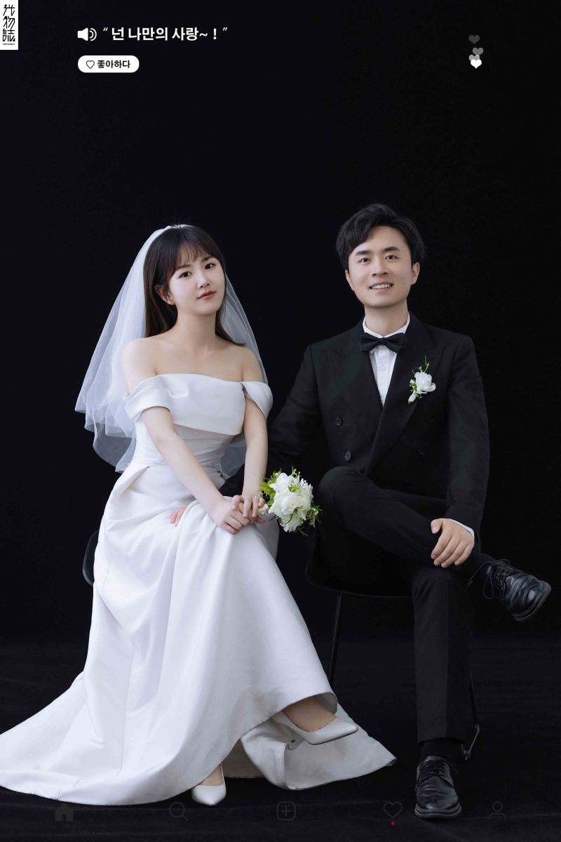 幸福感爆棚 田鑫先生杨玉姣女士极简棚拍婚纱照、极简棚拍、韩松、行走的放大镜，现场细节，姿态指导的掌控者、婚纱照