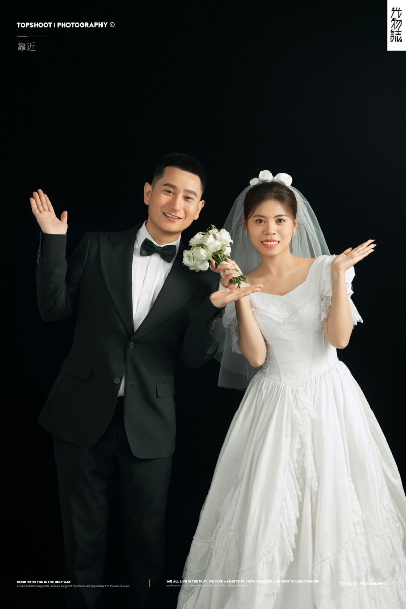 靠近、极简棚拍、