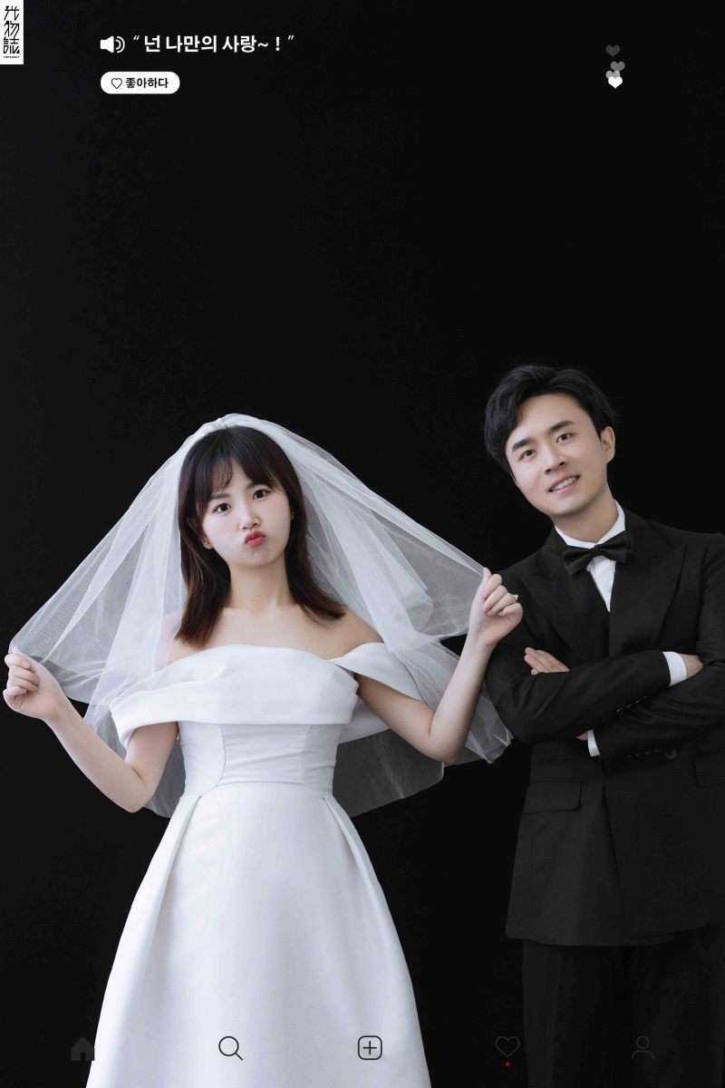 幸福感爆棚 田鑫先生杨玉姣女士极简棚拍婚纱照、极简棚拍、韩松、行走的放大镜，现场细节，姿态指导的掌控者、婚纱照