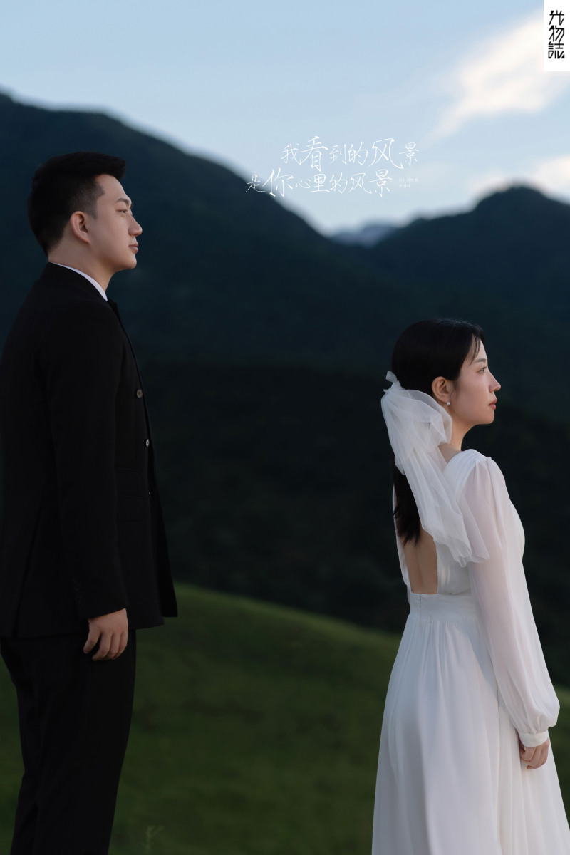 炒鸡甜~陈竹健先生李玮嫣女士氛围森系婚纱照、氛围森系、木子、唠嗑型选手，构图多变、情绪拿捏，特写YYDS、婚纱照