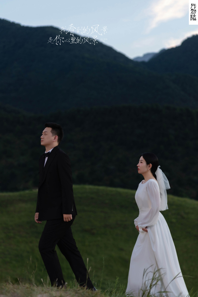 炒鸡甜~陈竹健先生李玮嫣女士氛围森系婚纱照、氛围森系、木子、唠嗑型选手，构图多变、情绪拿捏，特写YYDS、婚纱照
