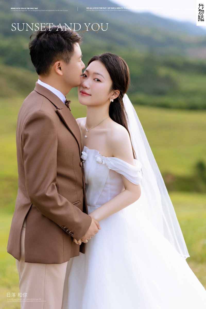 炒鸡甜~强东峰先生苟烜厅女士氛围森系婚纱照、氛围森系、木子、唠嗑型选手，构图多变、情绪拿捏，特写YYDS、婚纱照