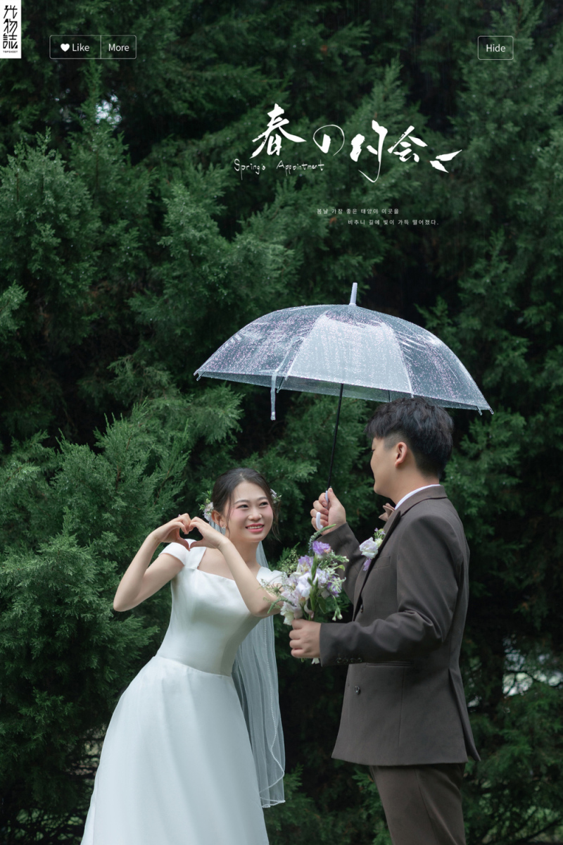 浪漫雨季、氛围森系、