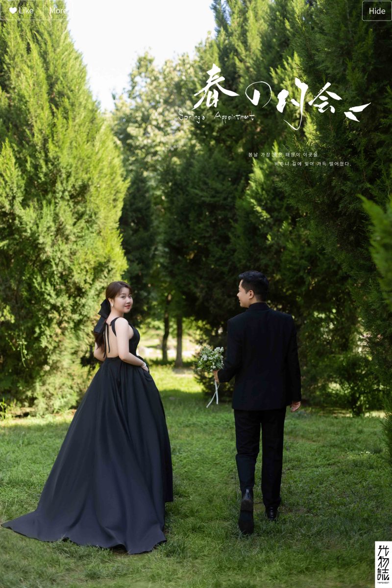 炒鸡甜~李智先生高美女士氛围森系婚纱照、氛围森系、木子、唠嗑型选手，构图多变、情绪拿捏，特写YYDS、婚纱照