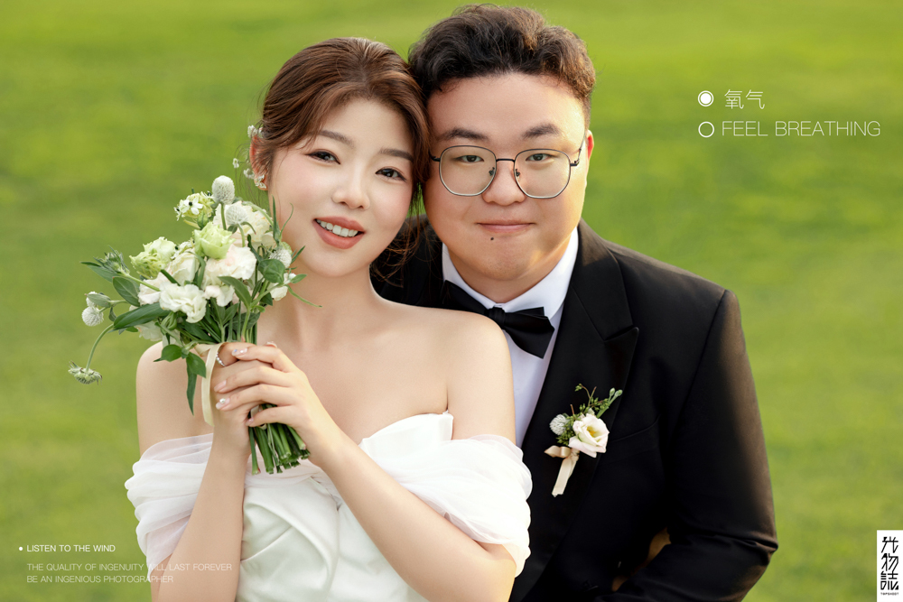 太太太太可了~~！黎全航先生李昕女士氛围森系婚纱照、氛围森系、徐才皓、好像在听单口相声，开心到直不起腰，幸福感MAX、婚纱照